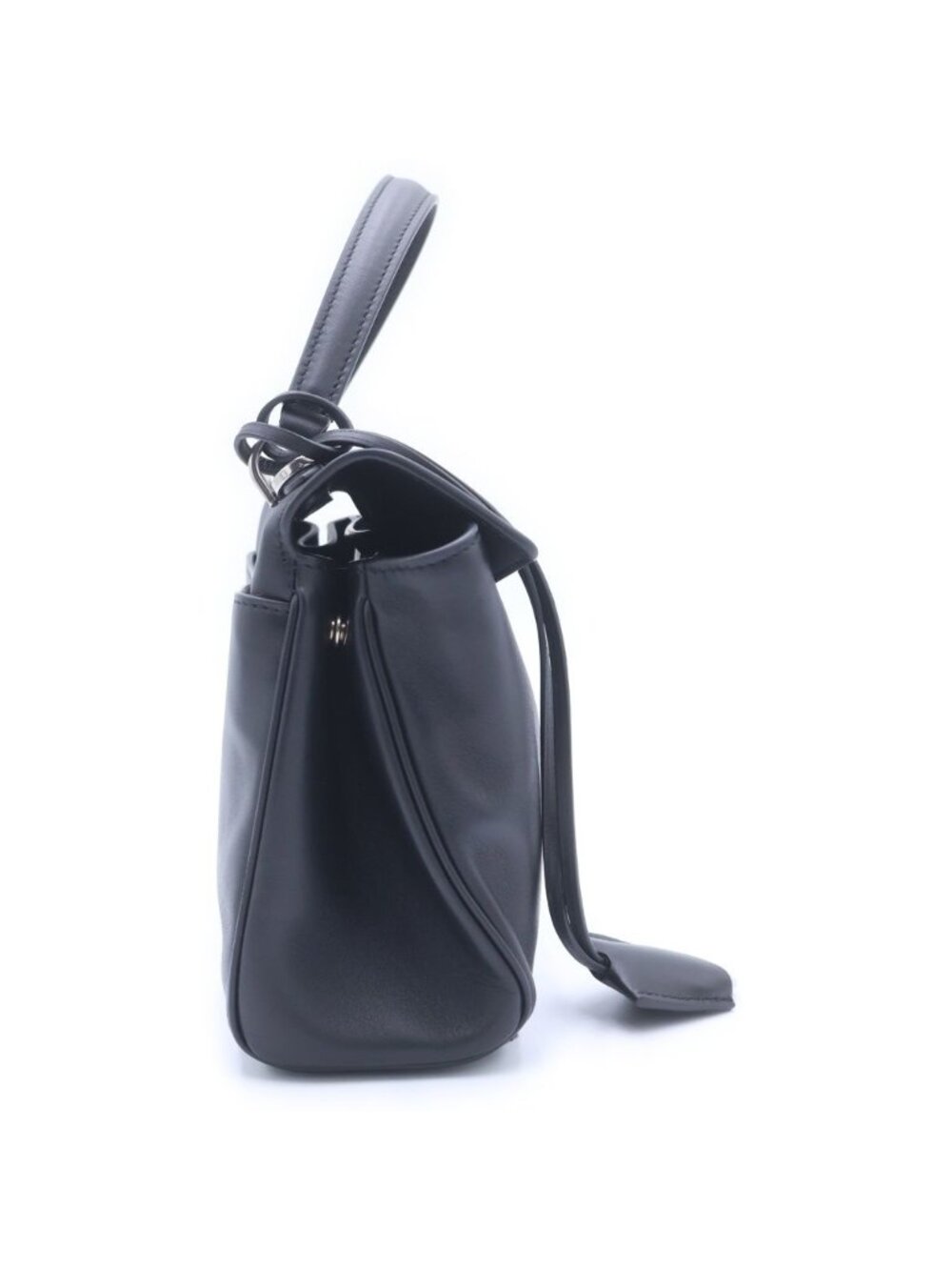 Balenciaga Rodeo Small Shoulder Bag 2-Way Black Leather Silver - Picture 3 of 6